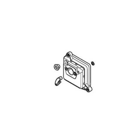 Brushcutter filter housing models FR235 FS235 ORIGINAL STIHL 41511402801 | NewgardenParts.com