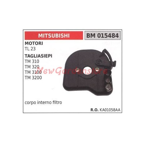 Corpo interno filtro aria MITSUBISHI motore 2 tempi decespugliatore 015484 | NewgardenParts.com