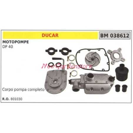 Cuerpo bomba motobomba DUCAR DP 40 038612 | NewgardenParts.com