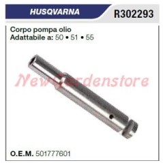HUSQVARNA chainsaw oil pump body 50 51 55 R302293 | NewgardenParts.com