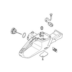 Corpo serbatoio motosega modelli MS462 ORIGINALE STIHL 11423500804 | NewgardenParts.com