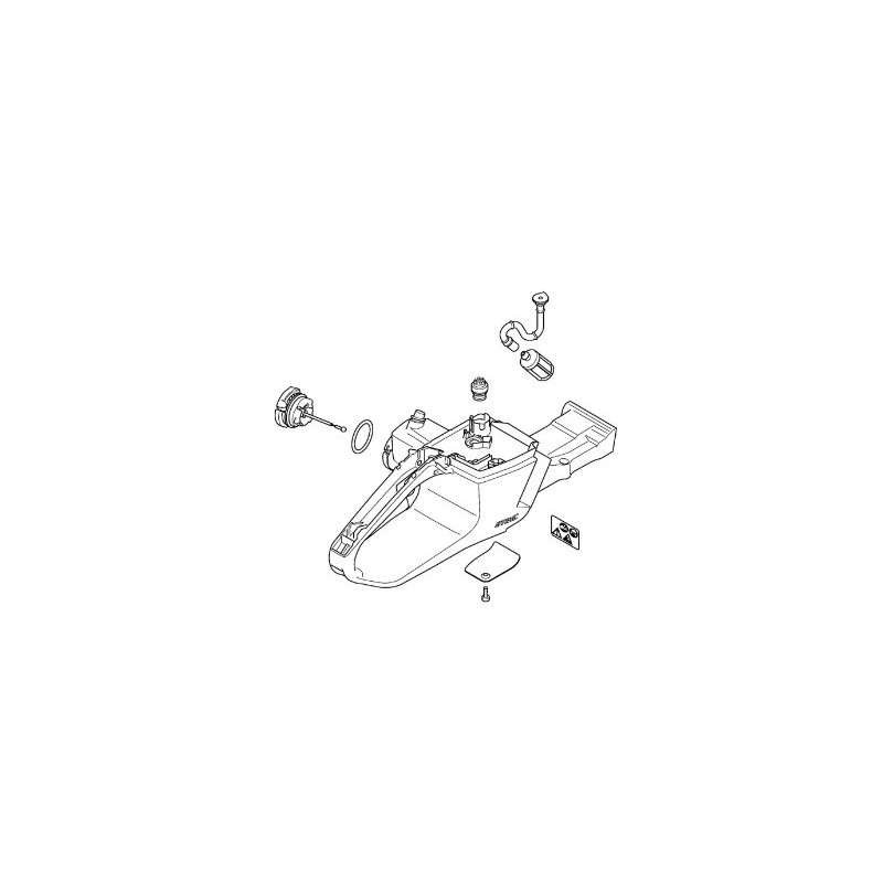 Corpo serbatoio motosega modelli MS462 ORIGINALE STIHL 11423500804