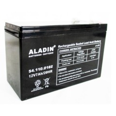 Batterie gel hermétique ALADIN 12V 7.2 Ah pôle positif gauche