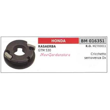 Ratchet wheel self-propelled RIGHT HONDA lawnmower mower GTM 530 016351 | NewgardenParts.com