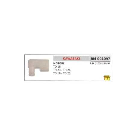 Carraca de arranque compatible con cortacésped KAWASAKI TD18 TH23 TH26 | NewgardenParts.com