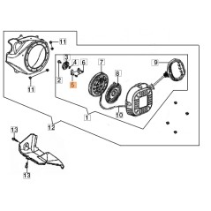 ORIGINAL OLEOMAC ARTIK56 modelos turbo carraca L66150263 | NewgardenParts.com