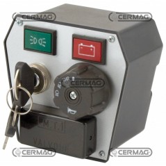 Dashboard for light system with battery for agricultural machine 35014