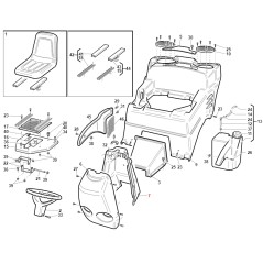 Cruscotto trattorino modelli TGTECH ORIGINALE GIANNI FERRARI BFB 94500000107 | NewgardenParts.com