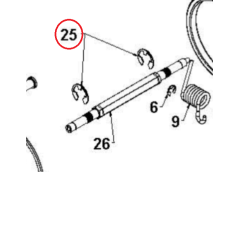 LOCKING RING 812000022 ORIGINAL HUSQVARNA