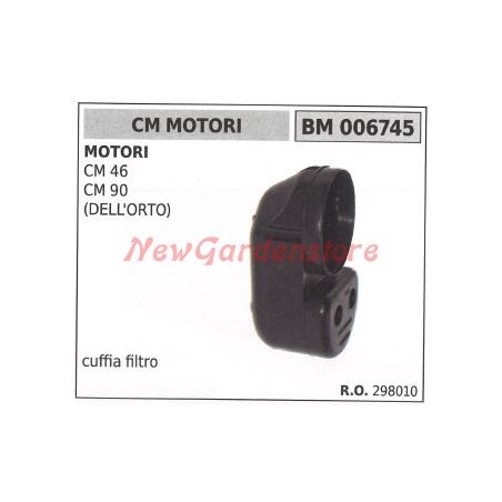 Cuffia filtro aria CM MOTORI per motori CM 46 90 006745 | NewgardenParts.com