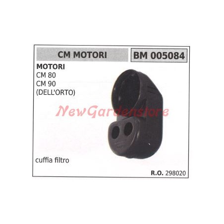 Cuffia filtro aria CM MOTORI per motori CM 80 90 005084 | NewgardenParts.com