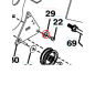 SICHERUNGSRING 812000032 ORIGINAL HUSQVARNA