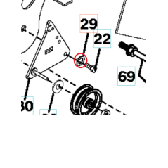 ANELLO DI FERMO 812000032 ORIGINALE HUSQVARNA | NewgardenParts.com