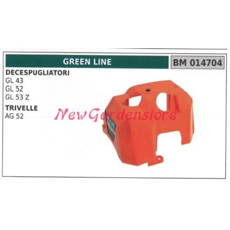 Cuffia motore GREEN LINE motore decespugliatore GL 43 52 52 Z 014704 | NewgardenParts.com