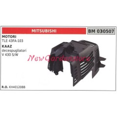 Cuffia motore MITSUBISHI motore decespugliatore TLE 43FA-103 V 430 S/W 030507 | NewgardenParts.com