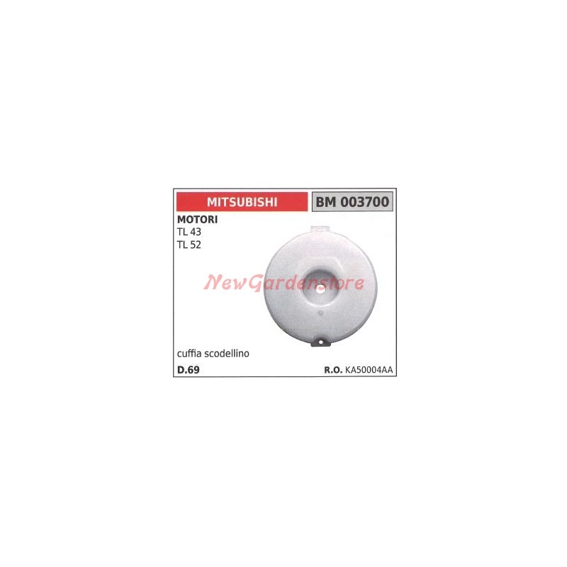 Cuffia scodellino MITSUBISHI motore 2 tempi decespugliatore tagliasiepi 003700