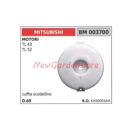 Cuffia scodellino MITSUBISHI motore 2 tempi decespugliatore tagliasiepi 003700 | NewgardenParts.com