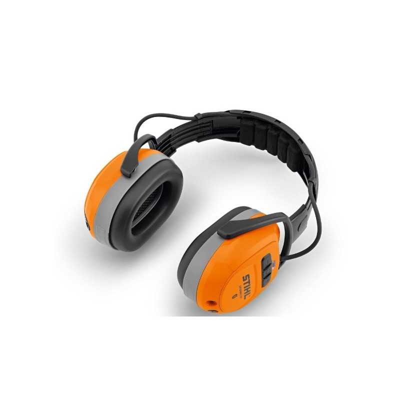 Hearing protection earplugs with smartphone dynamic sound connection STIHL