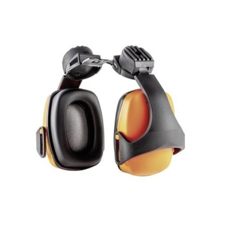 Cuffie di protezione per casco ROCKMAN colore arancio | NewgardenParts.com