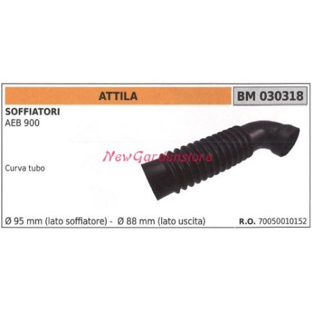 Curva tubo soffiatore AEB 900 ATTILA 030318 | NewgardenParts.com