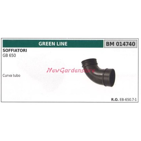 Curva tubo soffiatore GB 650 GREENLINE 014740 | NewgardenParts.com