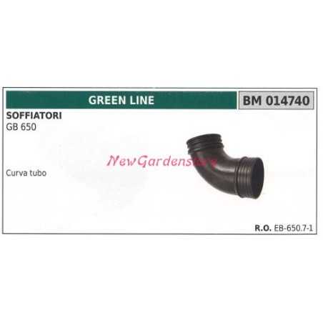 Tube de soufflerie coudé GB 650 GREENLINE 014740 | NewgardenParts.com