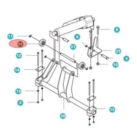 CUSCINETTO 501066801 ORIGINALE HUSQVARNA | NewgardenParts.com