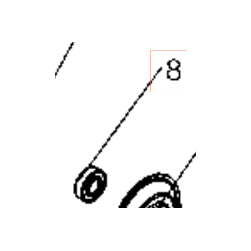 CUSCINETTO 505544001 ORIGINALE HUSQVARNA