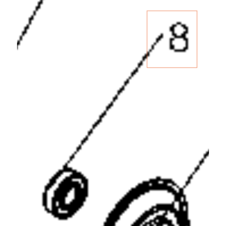 BEARING 505544001 ORIGINAL HUSQVARNA | NewgardenParts.com