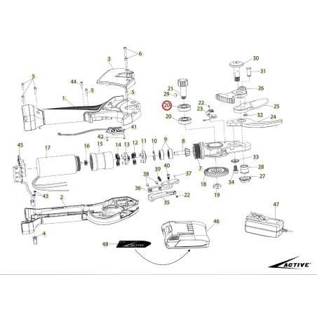 ORIGINAL ACTIVE tigercut 35 ciseaux roulement à billes 6900 025954 | NewgardenParts.com
