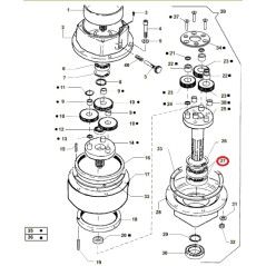 Cuscinetto ORIGINALE ACTIVE trivella modelli t143 - t152 020799 | NewgardenParts.com