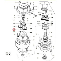 ORIGINAL ACTIVE Erdbohrerlager Modelle t143 - t152 020801 | NewgardenParts.com