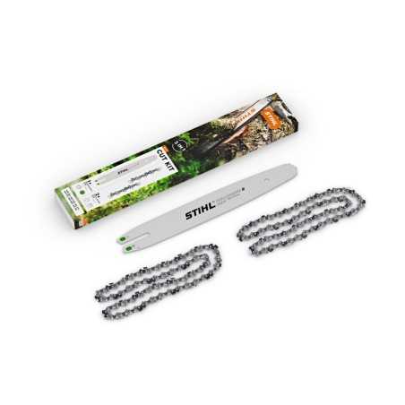 Kit de coupe numéro 3 STIHL 2 chaînes avec guide pour tronçonneuses MS 180 - MS 181 | NewgardenParts.com