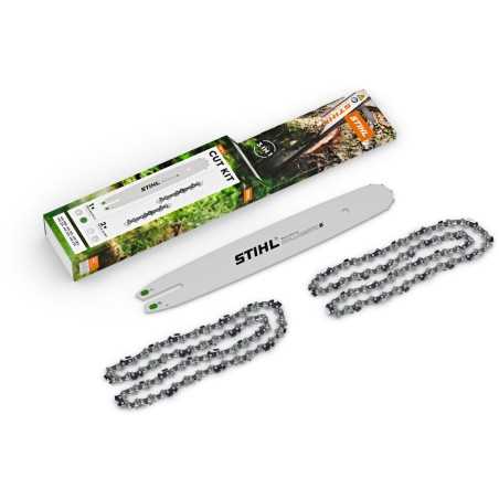 Kit de coupe numéro 4 STIHL 2 chaînes avec guide pour les tronçonneuses MS 180 - MS 211 - MS 181 | NewgardenParts.com
