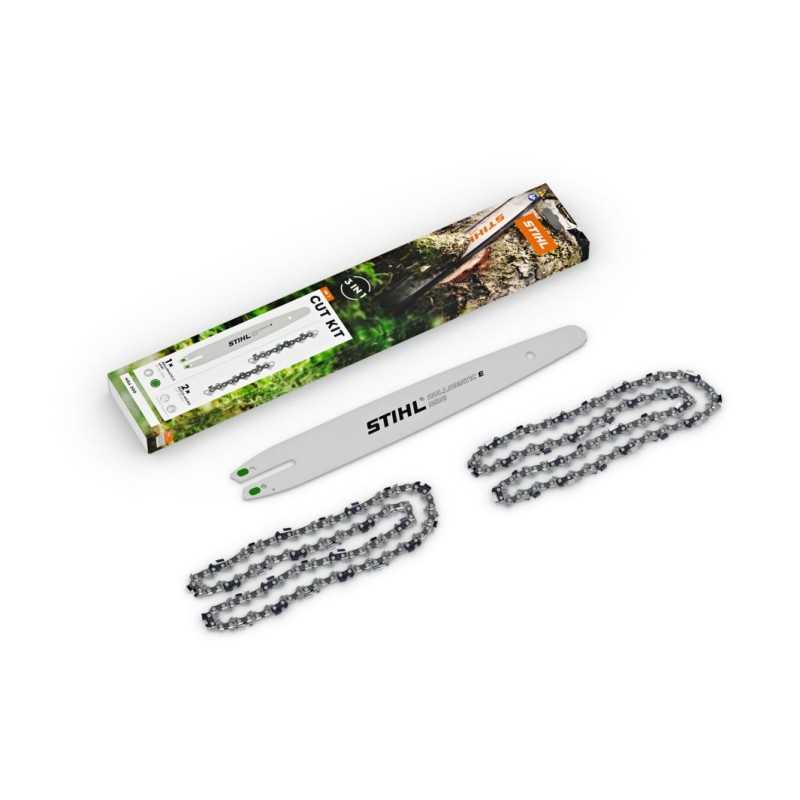 Schneidsatz Nummer 7 STIHL 2 Ketten mit Schiene für MSA 200 Kettensäge Schneidsatz Nummer 7 STIHL 2 Ketten mit Schiene für MSA 200 Kettensäge