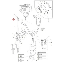 ORIGINAL ACTIVE t143 models auger self-locking nut 020788 | NewgardenParts.com
