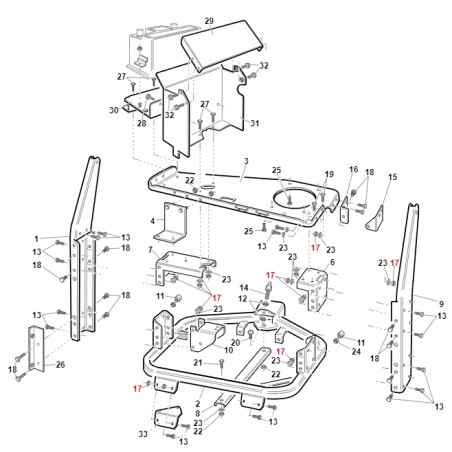 Dado autobloccante UNI7473 trattorino ORIGINALE GIANNI FERRARI BFB 00111250014 | NewgardenParts.com