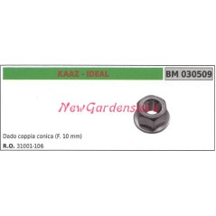 Dado coppia conica KAAZ decespugliatore 030509 | NewgardenParts.com