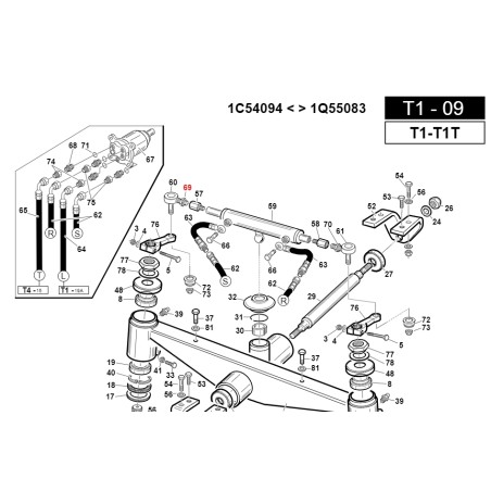 Dado M16x1 UNI5589 Basso Passo extrafine ORIGINALE GIANNI FERRARI 00.26.03.2111 | NewgardenParts.com