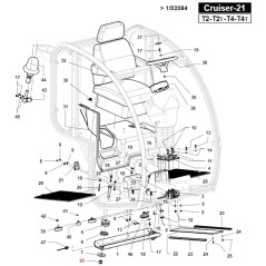 Dado M20 autobloccante UNI7473 TURBOZ ORIGINALE GIANNI FERRARI 00.26.04.0120 | NewgardenParts.com