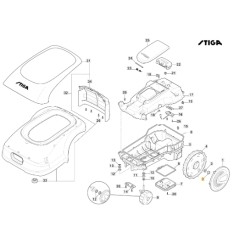 Mähroboter Würfel Modelle A1000 A1500 STIGA ORIGINAL 112156603/0 | NewgardenParts.com