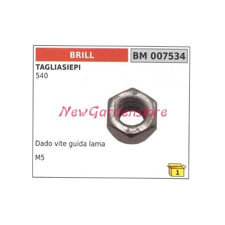 Dado Vite guida lama BRILL tagliasiepe 540 007534 | NewgardenParts.com