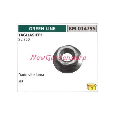 Dado Vite lama GREENLINE tagliasiepe SL 750 014795 | NewgardenParts.com