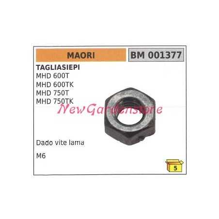 Nut MAORI blade screw MHD 600T hedge trimmer 001377 | NewgardenParts.com