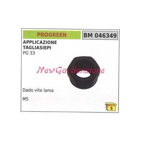 Klingenschraube Mutter PROGREEN Heckenschere PG 33 046349 | NewgardenParts.com