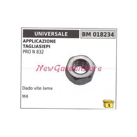 Dado Vite lama UNIVERSALE tagliasiepe PRO N 832 018234 | NewgardenParts.com