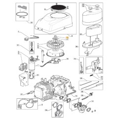 Dado volano motore trattorino rasaerba modelli ST400 ORIGINALE STIGA 118550237/0 | NewgardenParts.com