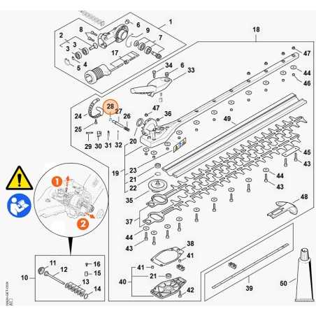 Sicherungsring DIN7993-B10 Heckenschere HLA135 ORIGINAL STIHL 94586211421 | NewgardenParts.com