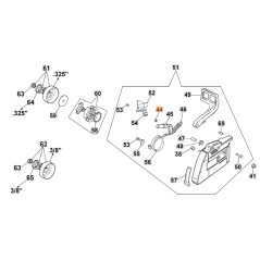 Anello elastico motosega modelli 925 GS630 ORIGINALE OLEOMAC 3026003R 3026003 | NewgardenParts.com