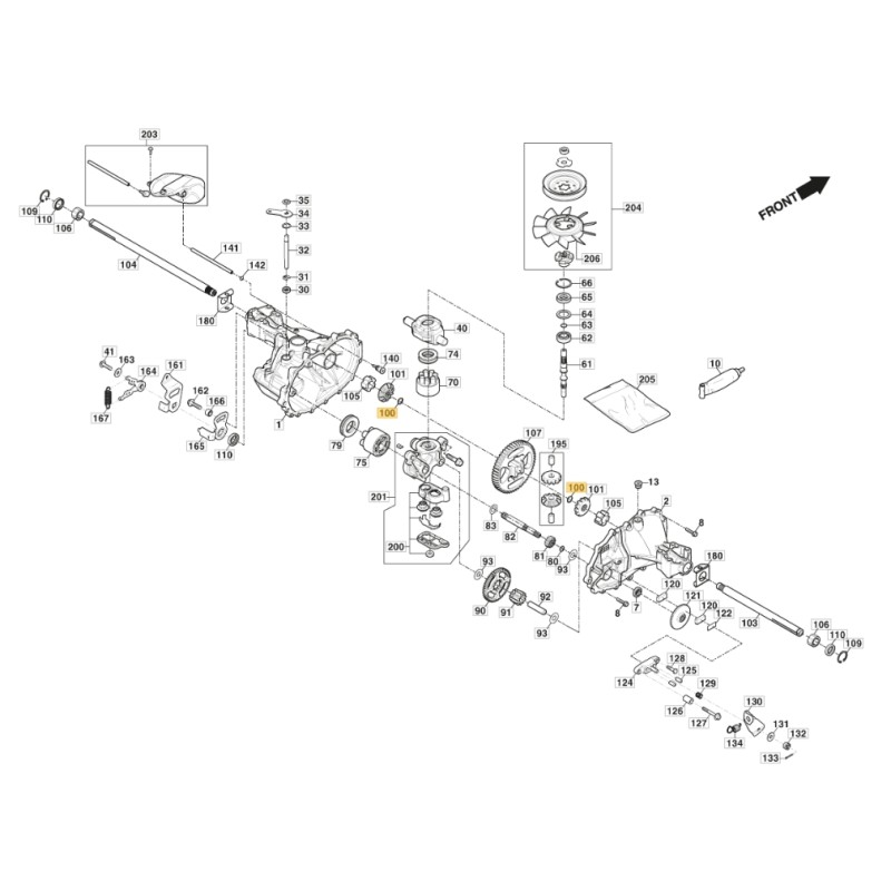 ORIGINAL STIGA Rasentraktor Mähwerk Kombi 1066 hq 118870072/0